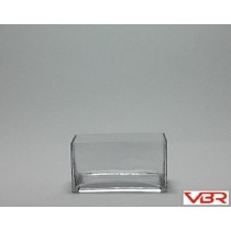 GLASS RECTANGLE VASE