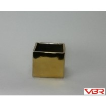 GOLD CERAMIC CUBE