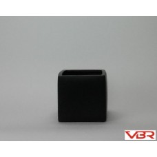 BLACK CERAMIC CUBE