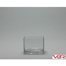 GLASS RECTANGLE VASE