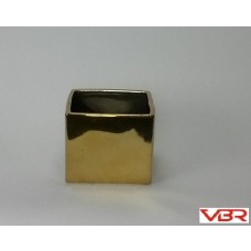 GOLD CERAMIC CUBE