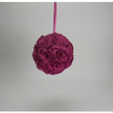 Silk Flower Roseball 10 inch Fiusa