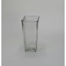 Clear Tapered Glass Rose Vase