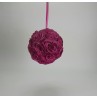 Silk Flower Roseball 10 inch Fiusa